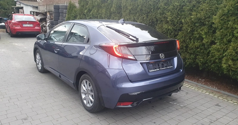 Honda Civic cena 39900 przebieg: 130000, rok produkcji 2015 z Rybnik małe 529